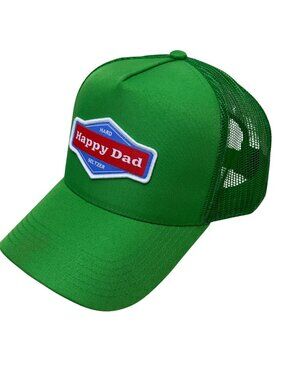 Happy Dad Green Snapback Hat Meshback Nelk Boys Baseball Cap - Adult NWOT